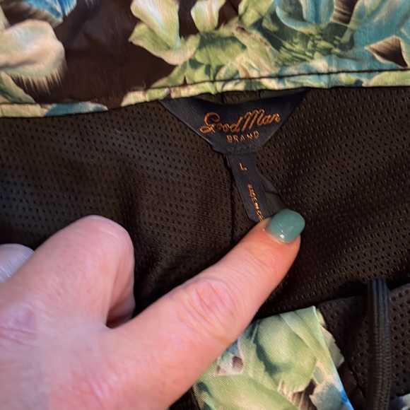 Good Man, brand floral, men’s bathing suit - Picture 3 of 5